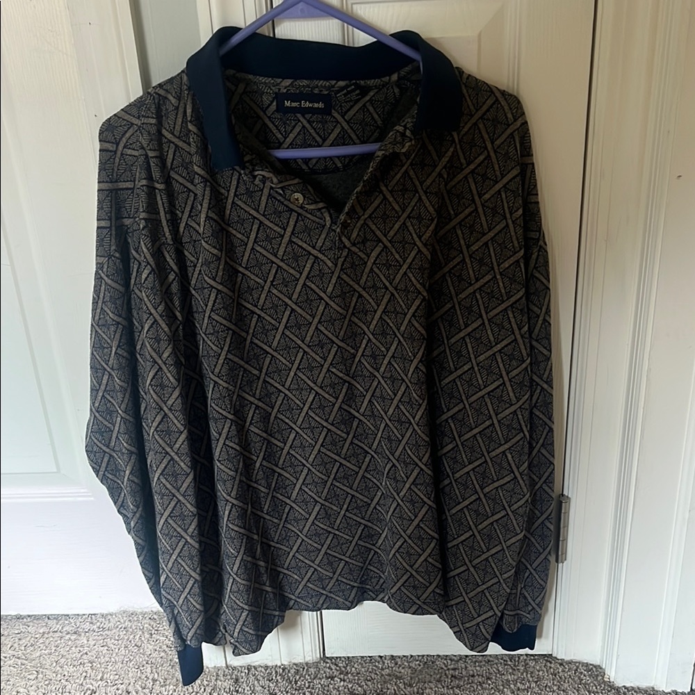 Marc Edwards Men's Patterned Polo Shirt